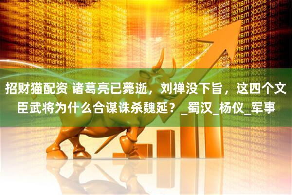 招财猫配资 诸葛亮已薨逝，刘禅没下旨，这四个文臣武将为什么合谋诛杀魏延？_蜀汉_杨仪_军事