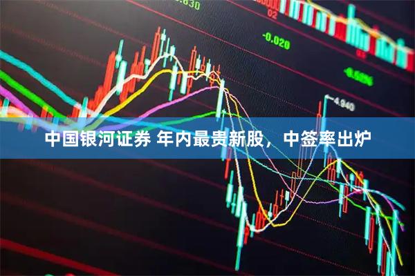 中国银河证券 年内最贵新股，中签率出炉