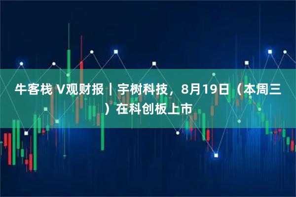 牛客栈 V观财报｜宇树科技，8月19日（本周三）在科创板上市
